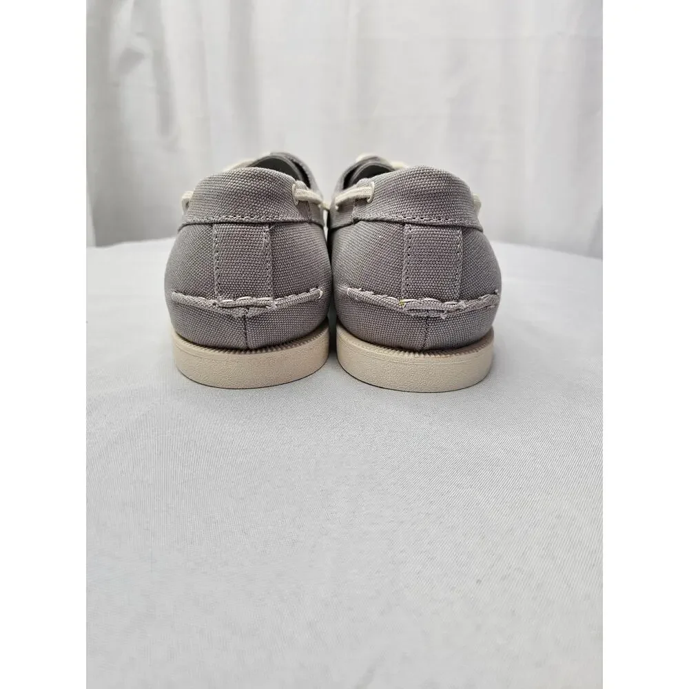 Club Room Men's Elliot‎ Lace-Up Boat Shoes Loafers Grey Size 8M